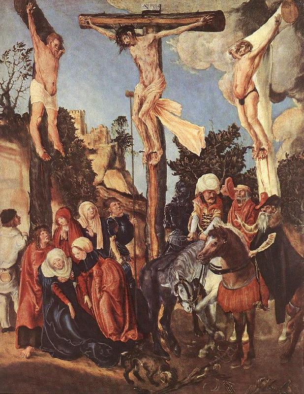 CRANACH, Lucas the Elder The Crucifixion fdg Germany oil painting art